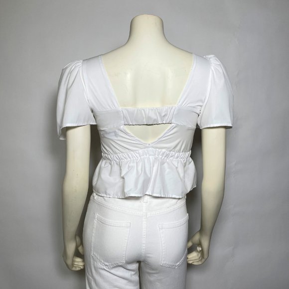 CIAO LUCIA White Cotton 'Ezio' Top - Picture 4 of 7